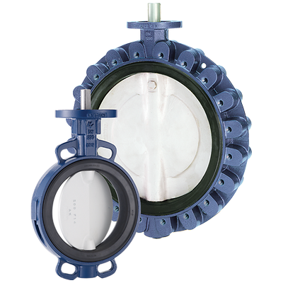 Keystone-K-optiSeal figure 1417 butterfly valve powered actuator